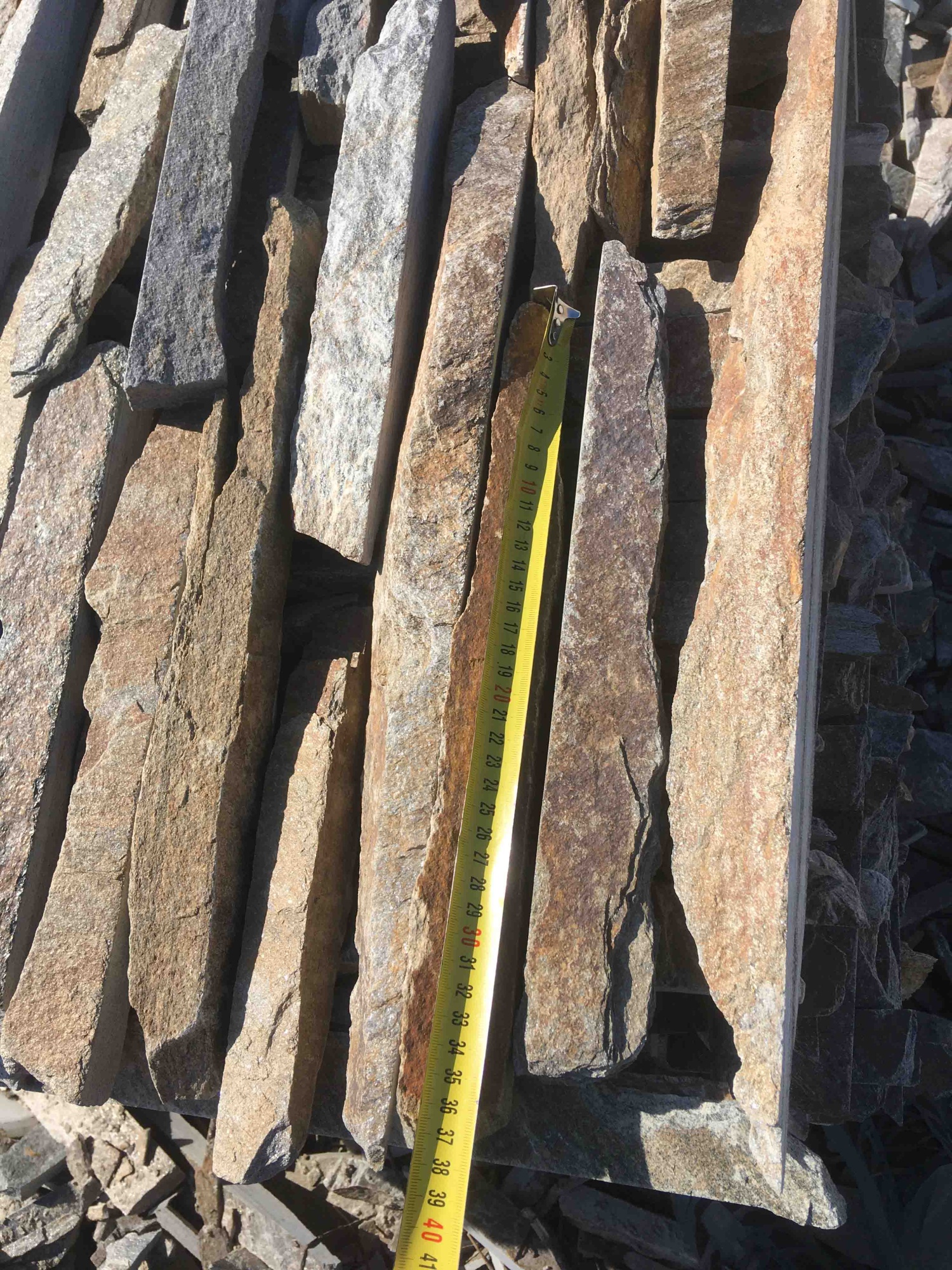 Горбушка златолит мультиколор для облицовки купить в Твери