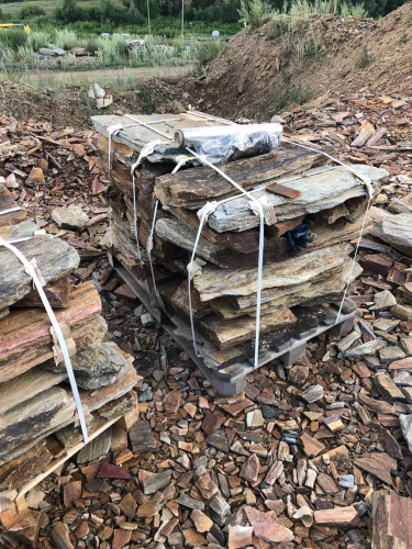 Плитняк кора дерева 50-100мм для пошаговых дорожек купить в Твери