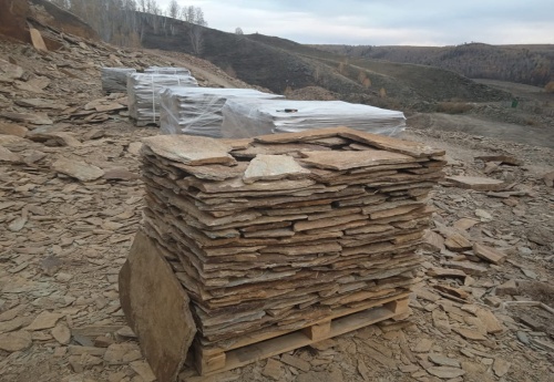 Плитняк кора дерева для цоколя, отмостки купить в Твери